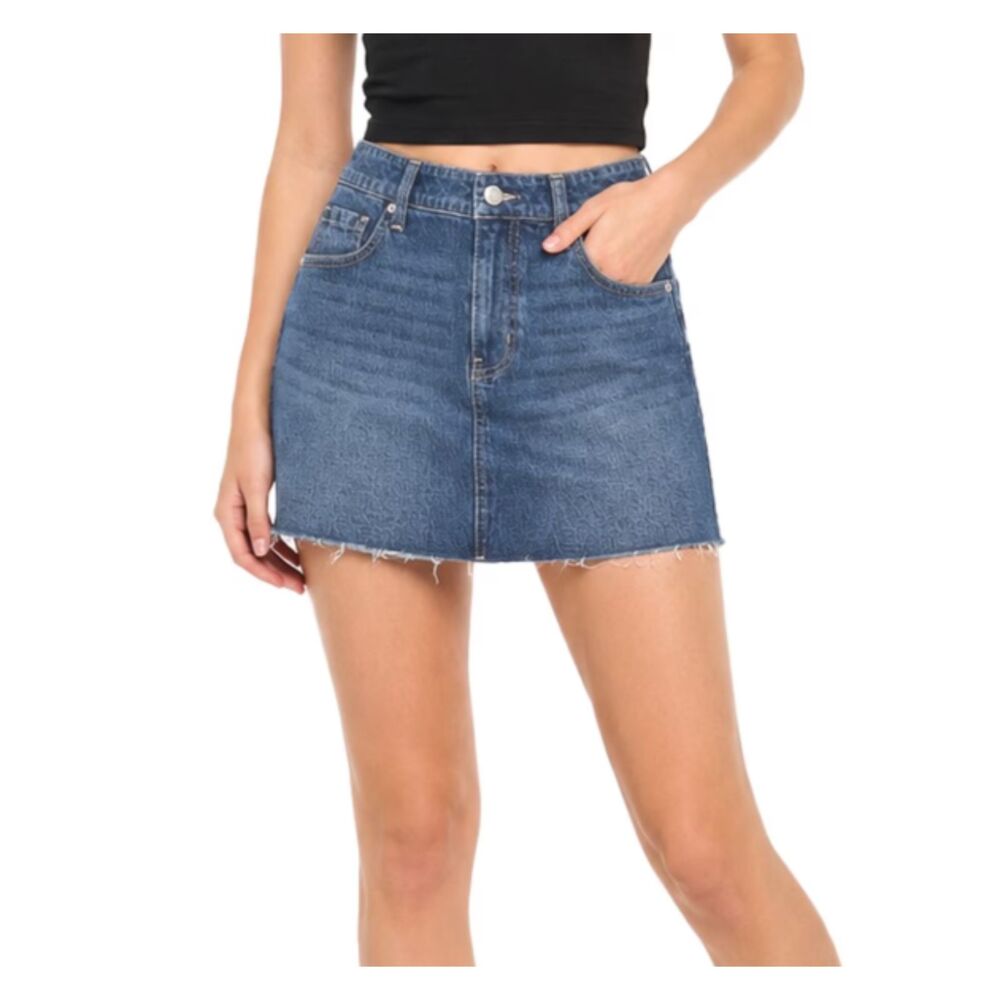 No Boundaries Denim Mini Skirt M